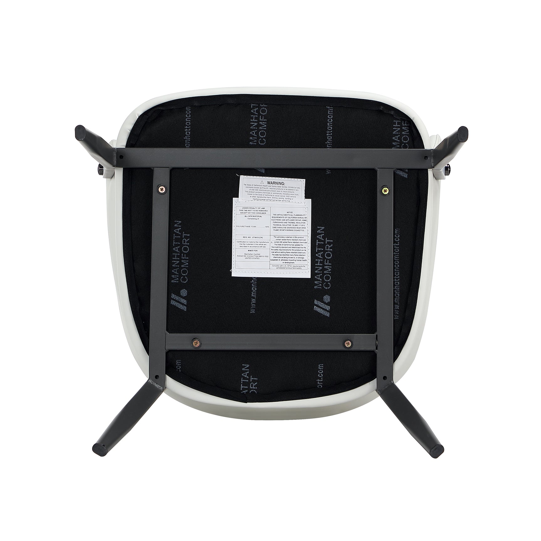 Belle Dining Chair in White - Ornate Home