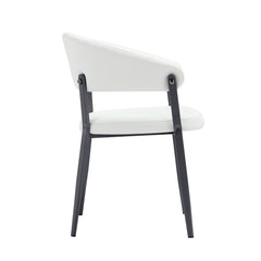 Belle Dining Chair in White (set of 2) - Ornate Home