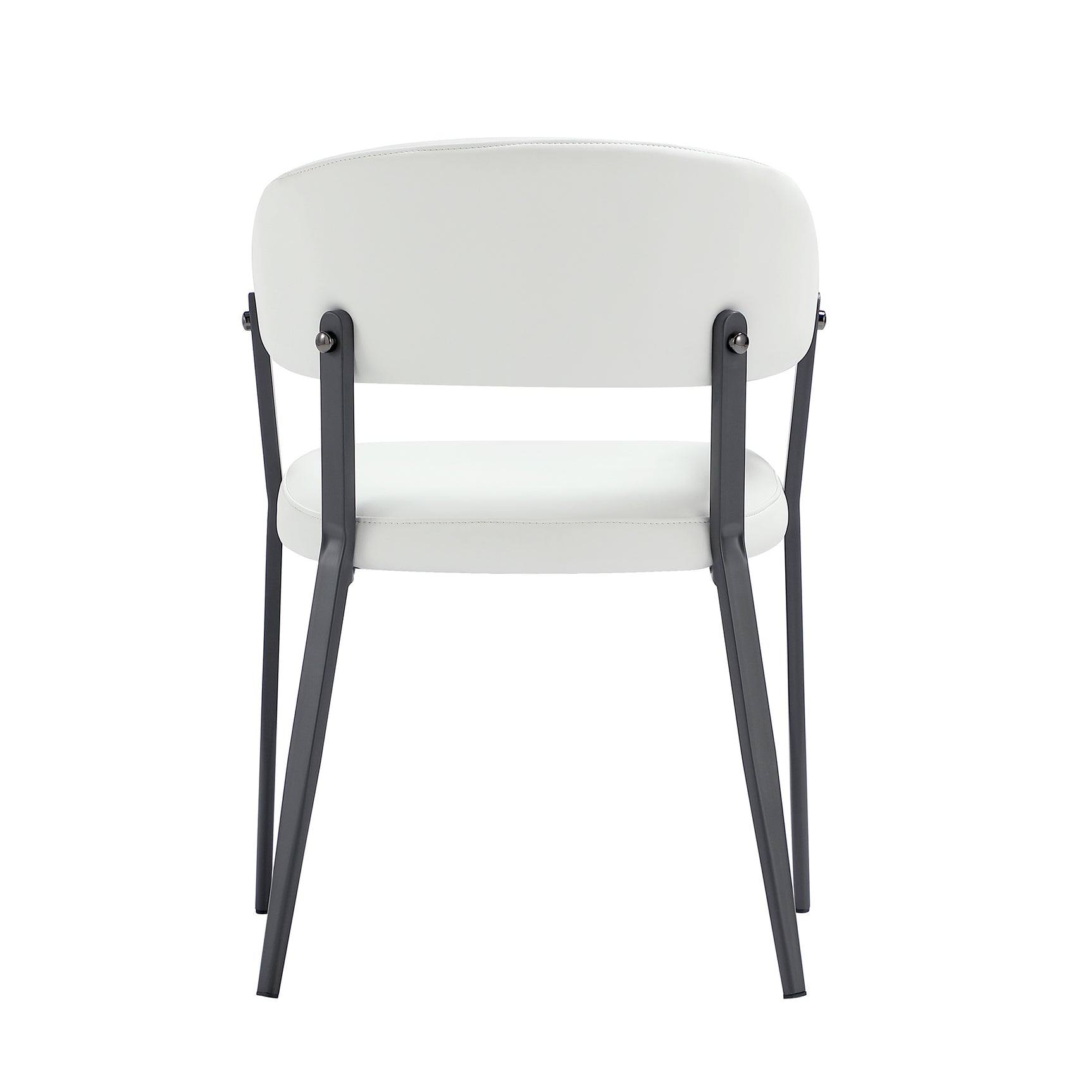 Belle Dining Chair in White (set of 2) - Ornate Home