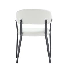 Belle Dining Chair in White (set of 2) - Ornate Home