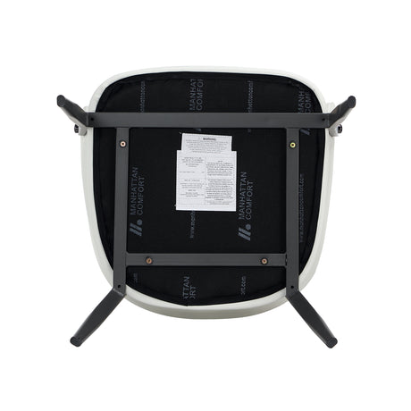 Belle Dining Chair in White (set of 2) - Ornate Home