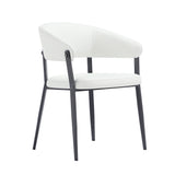 Belle Dining Chair in White (set of 4) - Ornate Home