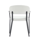 Belle Dining Chair in White (set of 4) - Ornate Home