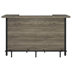 Bellemore Grey Driftwood Rectangular Storage Bar Unit - Ornate Home