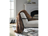 Bellethrone Brown Throw (Set of 3) (Online Special Price) - Ornate Home