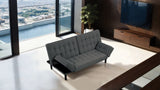 Bellevue Dark Gray Futon Sofa - Ornate Home