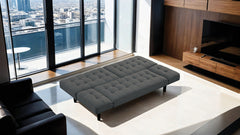 Bellevue Dark Gray Futon Sofa - Ornate Home