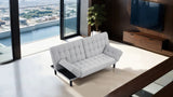 Bellevue Light Gray Futon Sofa - Ornate Home