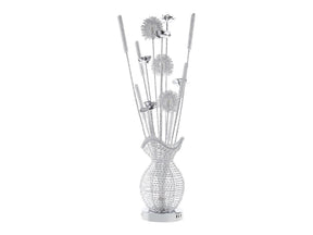 Bellflower Chrome Table Lamp - Ornate Home