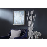 Bellflower Chrome Table Lamp - Ornate Home