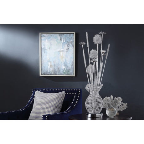 Bellflower Chrome Table Lamp - Ornate Home