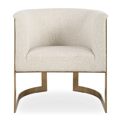 Bellina Gold Plush Barrel Chair - Ornate Home