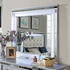 Bellinzona Silver Mirror - Ornate Home