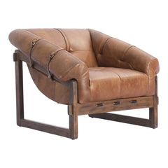 Bellos Brown Accent Chair - Ornate Home