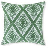 Bellvale Green/White Pillow - Ornate Home