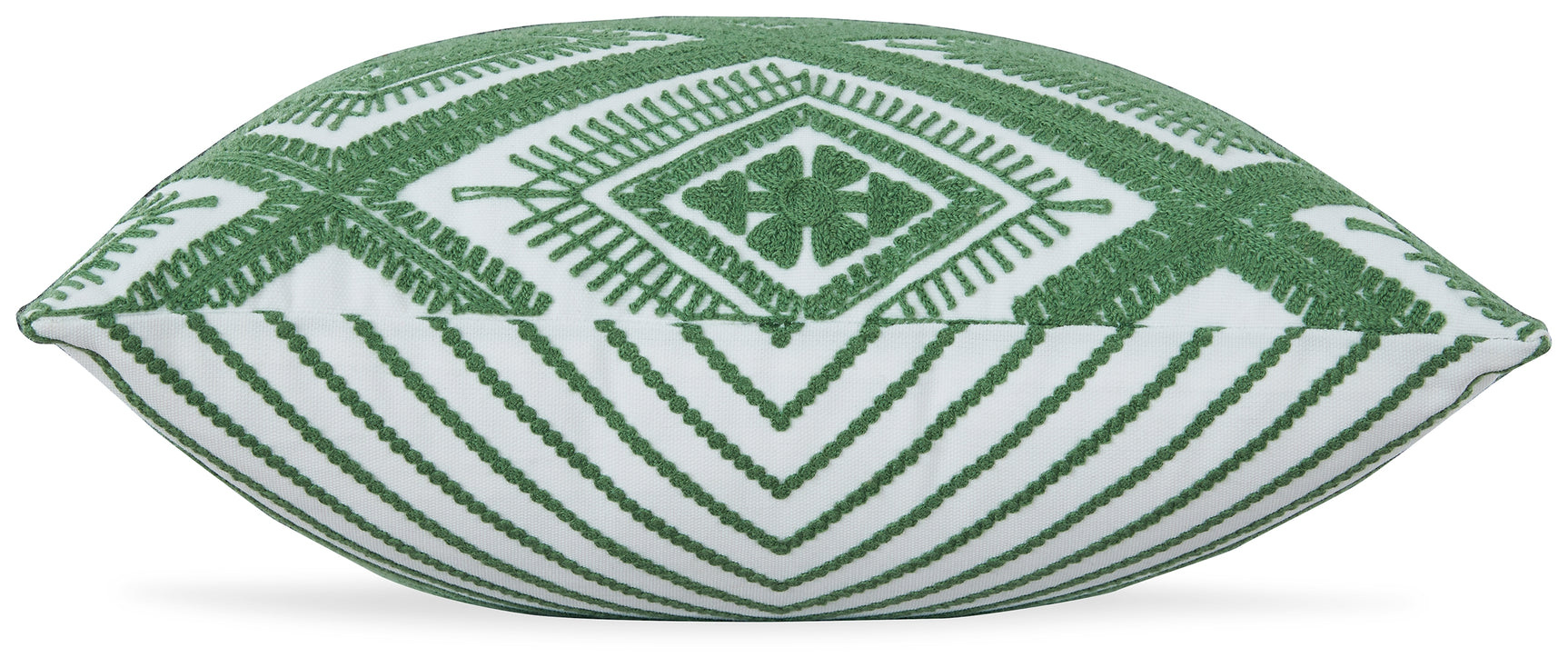 Bellvale Green/White Pillow - Ornate Home