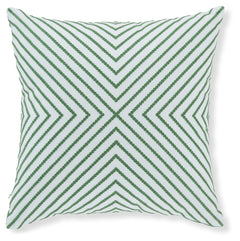Bellvale Green/White Pillow - Ornate Home