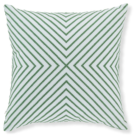 Bellvale Green/White Pillow - Ornate Home