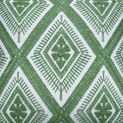 Bellvale Green/White Pillow - Ornate Home