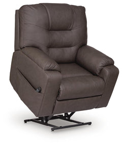Belmone Pike Gunmetal Power Lift Recliner - Ornate Home