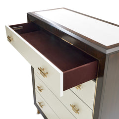 Belmont Place Espresso 5-Drawer Chest - Ornate Home