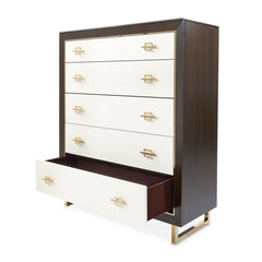 Belmont Place Espresso 5-Drawer Chest - Ornate Home