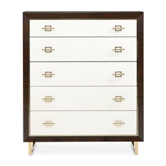 Belmont Place Espresso 5-Drawer Chest - Ornate Home