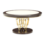 Belmont Place Espresso 60" Round Dining Table - Ornate Home