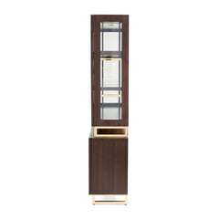 Belmont Place Espresso China Cabinet - Ornate Home