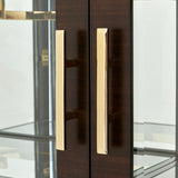 Belmont Place Espresso China Cabinet - Ornate Home