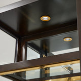 Belmont Place Espresso China Cabinet - Ornate Home