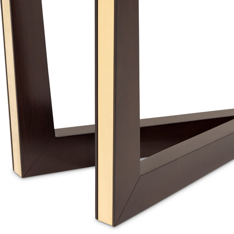 Belmont Place Espresso Console Table - Ornate Home