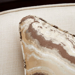 Belmont Place Espresso/Cream Accent Chair - Ornate Home