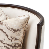 Belmont Place Espresso/Cream Accent Chair - Ornate Home