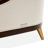 Belmont Place Espresso/Cream Accent Chair - Ornate Home