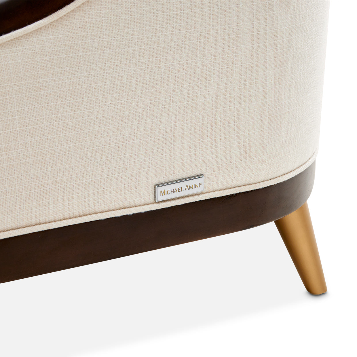 Belmont Place Espresso/Cream Accent Chair - Ornate Home