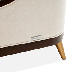 Belmont Place Espresso/Cream Accent Chair - Ornate Home