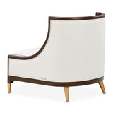 Belmont Place Espresso/Cream Accent Chair - Ornate Home