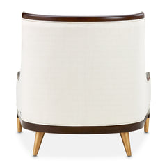 Belmont Place Espresso/Cream Accent Chair - Ornate Home