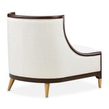 Belmont Place Espresso/Cream Accent Chair - Ornate Home