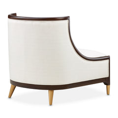 Belmont Place Espresso/Cream Accent Chair - Ornate Home