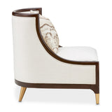 Belmont Place Espresso/Cream Accent Chair - Ornate Home