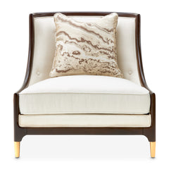 Belmont Place Espresso/Cream Accent Chair - Ornate Home