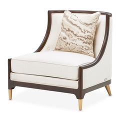 Belmont Place Espresso/Cream Accent Chair - Ornate Home