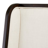 Belmont Place Espresso/Cream Desk Chair - Ornate Home