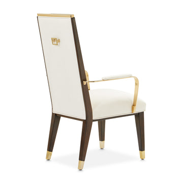 Belmont Place Espresso/Cream Dining Arm Chair (Set of 2) - Ornate Home