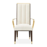 Belmont Place Espresso/Cream Dining Arm Chair (Set of 2) - Ornate Home