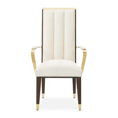 Belmont Place Espresso/Cream Dining Arm Chair (Set of 2) - Ornate Home