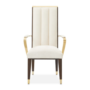 Belmont Place Espresso/Cream Dining Arm Chair (Set of 2) - Ornate Home