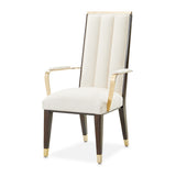 Belmont Place Espresso/Cream Dining Arm Chair (Set of 2) - Ornate Home